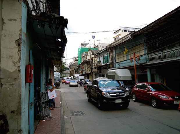 Die engen Gassen von Bangkok Chinatown