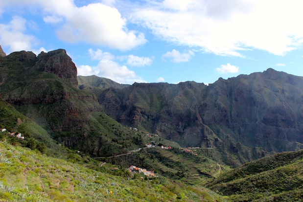 Blick in die Masca-Schlucht auf Teneriffa