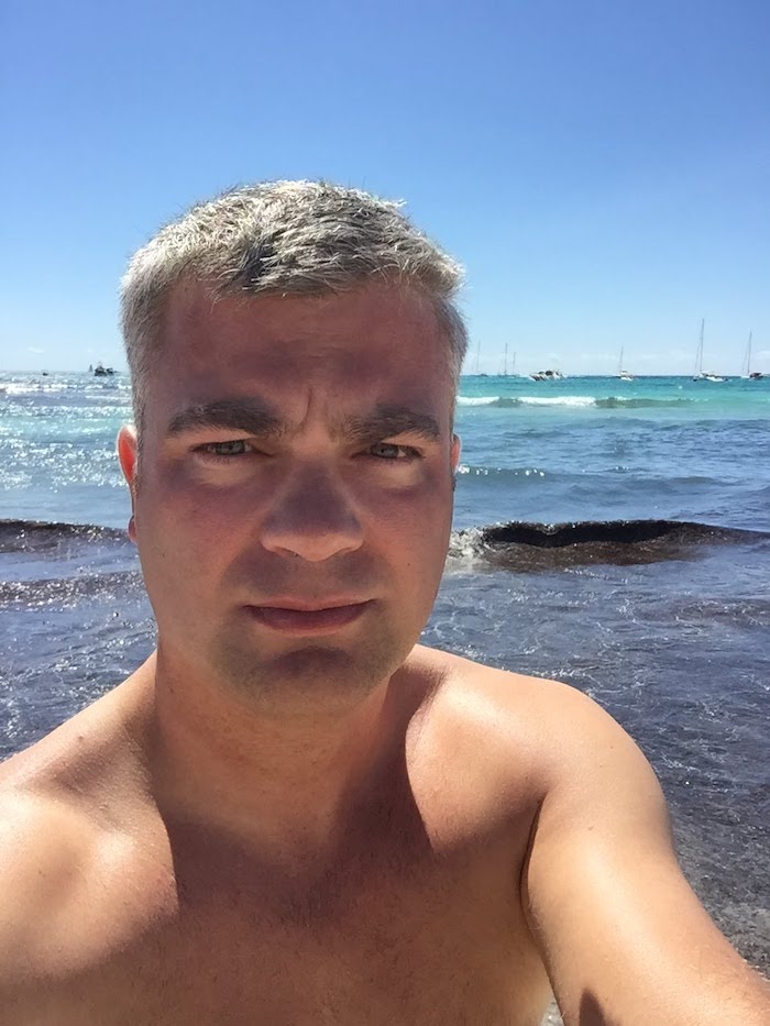 Sexy am Strand von Es Trenc auf Mallorca