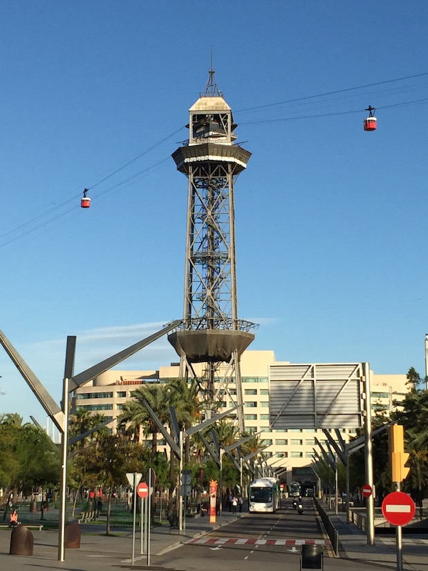 Hafen-Seilbahn in Barcelona