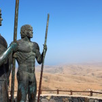Denkmal von Fuerteventuras ehemaligen Königen Ayose und Guize