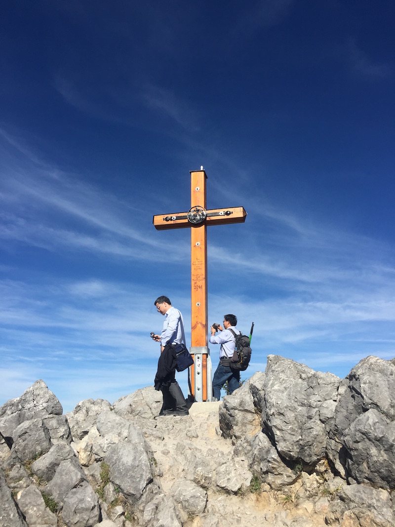 Gipfelkreuz auf dem Jenner am Königssee