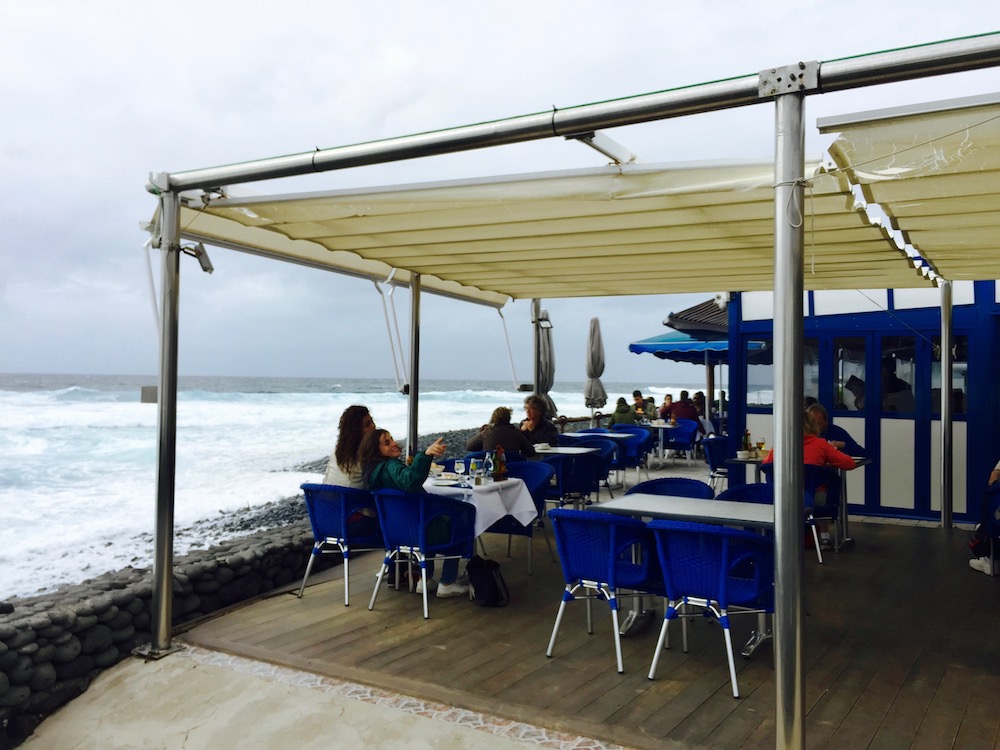 Restaurants in El Golfo direkt am Meer