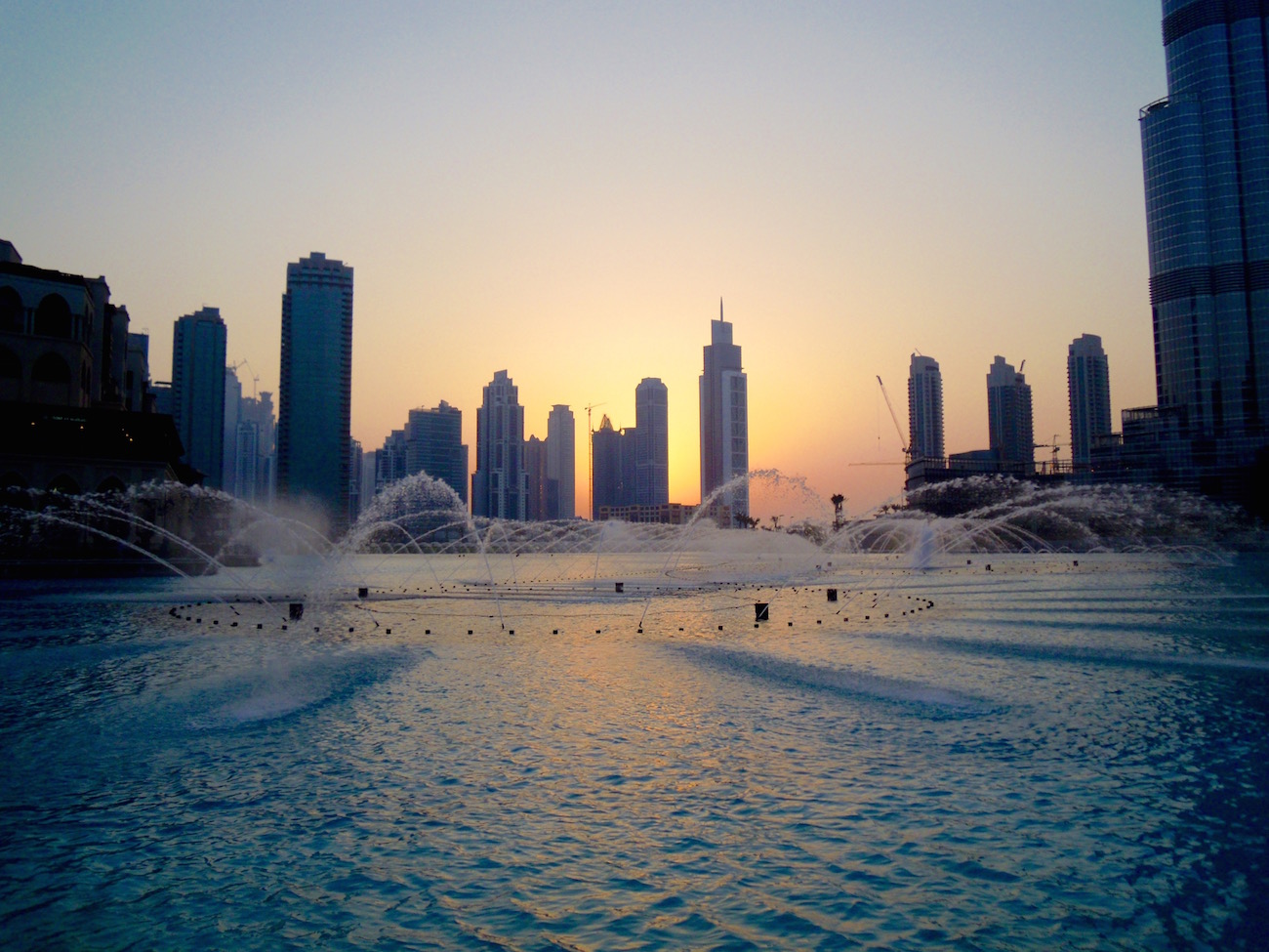Dubai Mall - Die höchsten Wasserfontänen der Welt