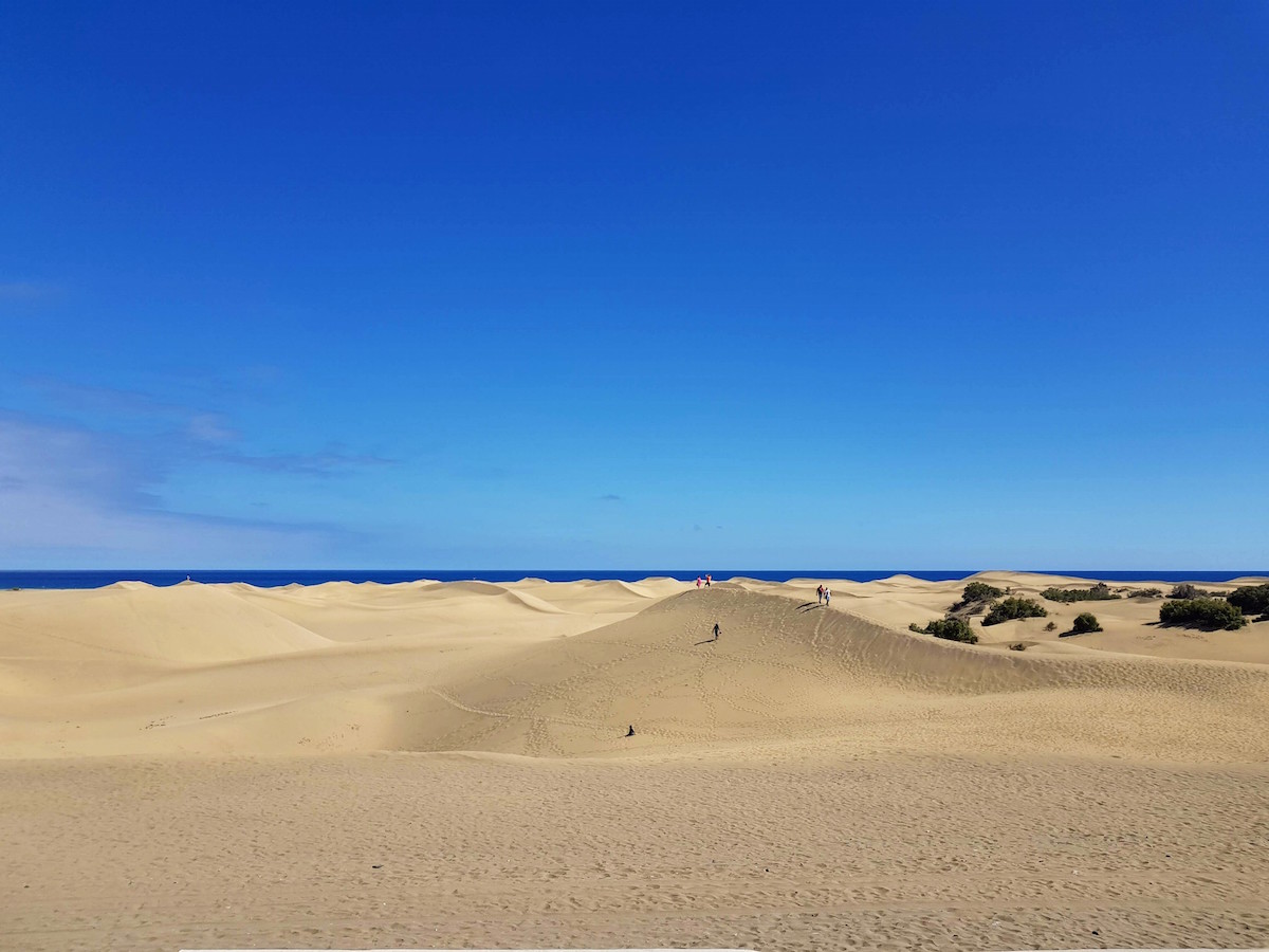 Die Dünen von Maspalomas - einer der schönsten Orte auf Gran Canaria