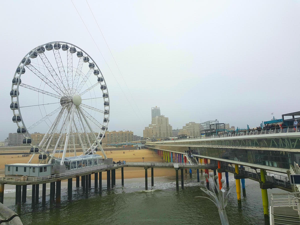 Der Den Haager Stadtbezirk Scheveningen liegt direkt an der Nordsee