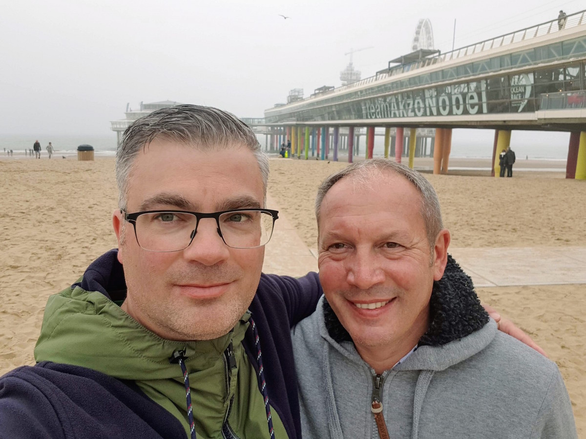 Der imposante Pier am Strand von Scheveningen