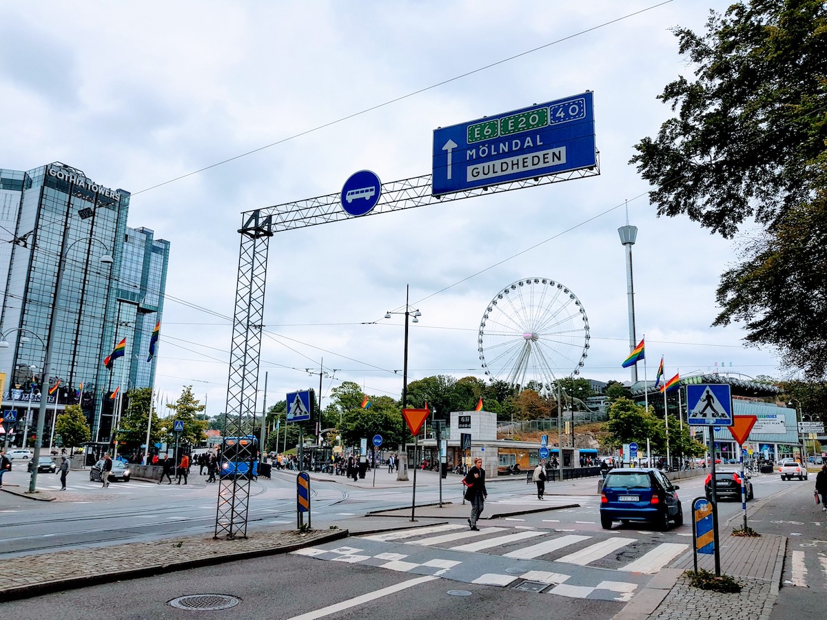 Der Freizeitpark "Liseberg" liegt mitten in der Stadt