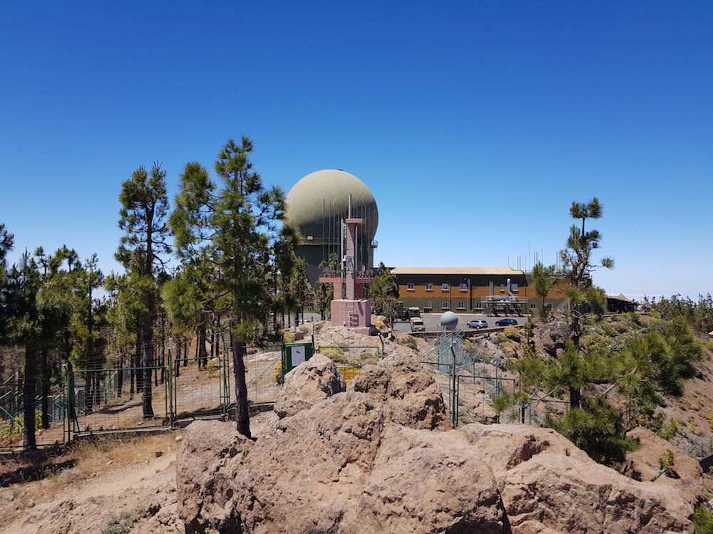 Militärstation auf dem Pico de las Nieves