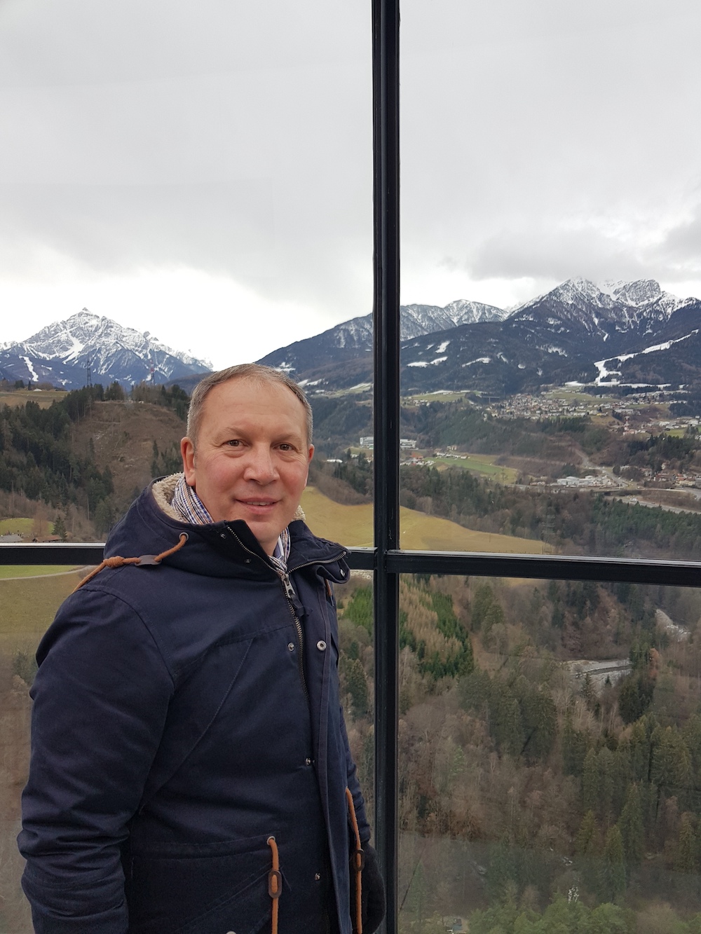 Herrliche Aussicht von dern Bergisel-Skisprungschanze