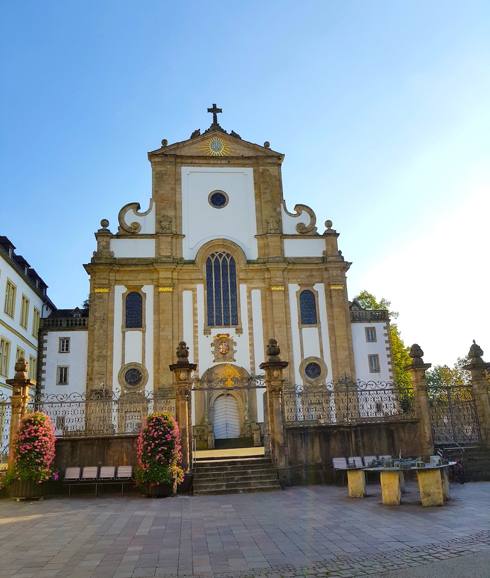 Die Marktkirche in Paderborn erinnert an ein spanisches Gotteshaus