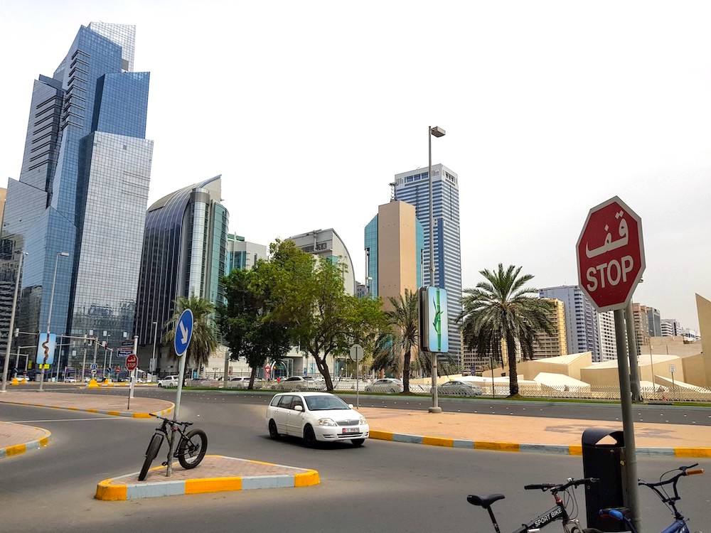 Offensichtlich war ich doch nicht der einzige Fahrradfahrer in Abu Dhabi