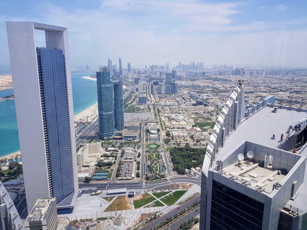 Abu Dhabi Skyline und Corniche