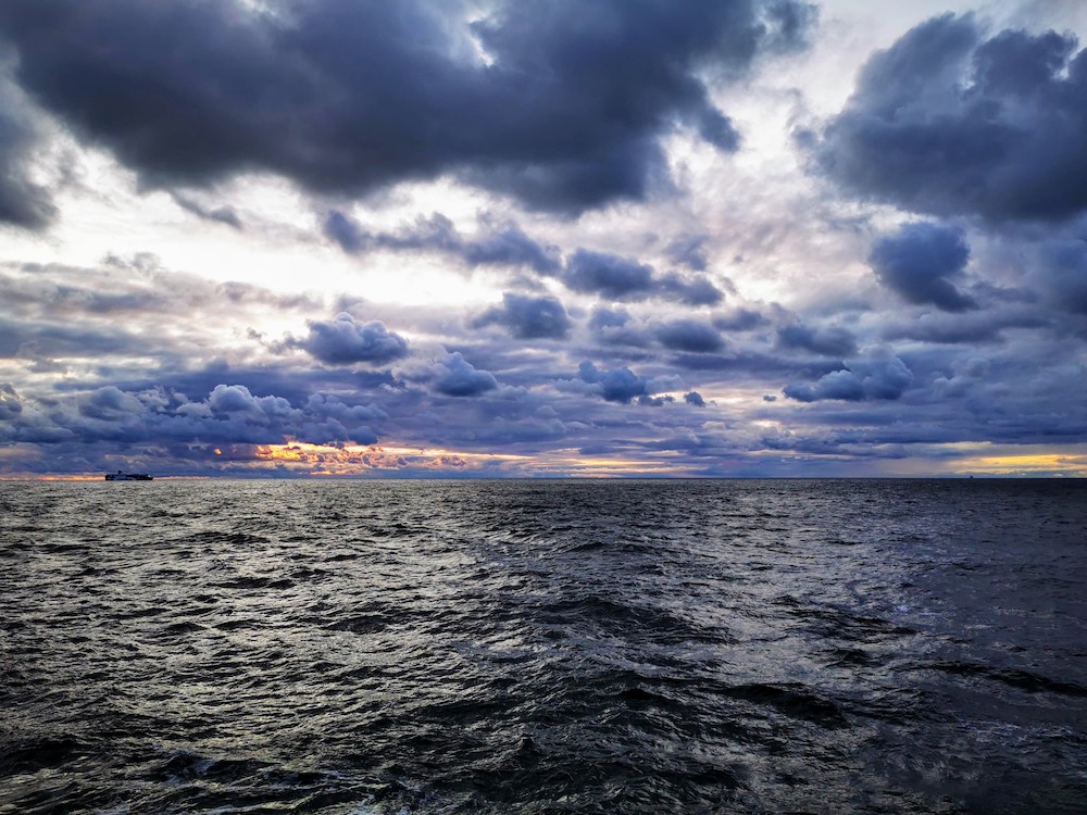 Sonnenuntergang auf der Ostsee