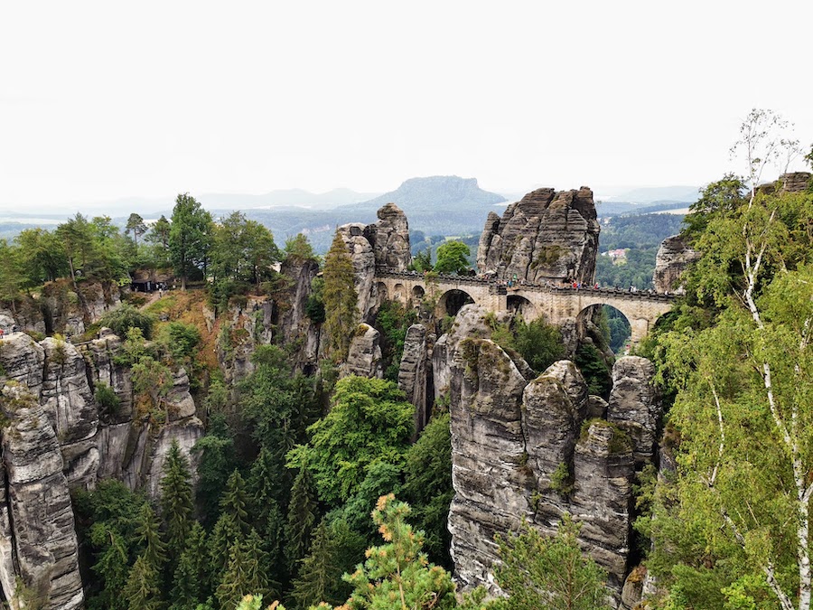 Elbsandsteingebirge: Ausflug zur Bastei Sächsische Schweiz