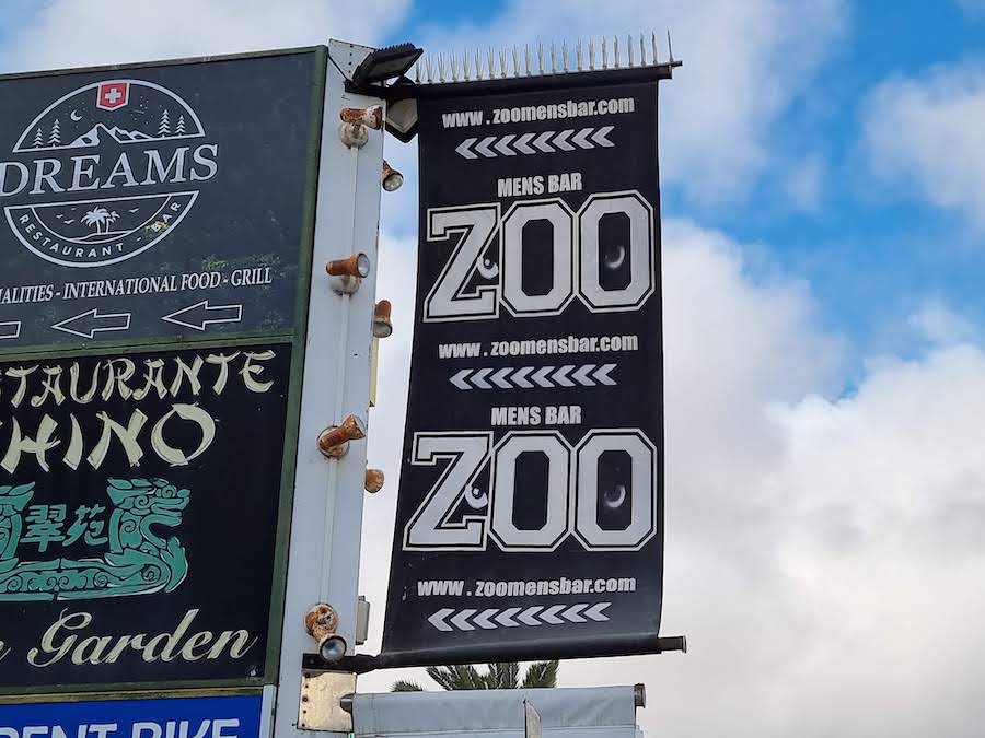 Zoo Men's Gay Bar & Sex Club auf Gran Canaria