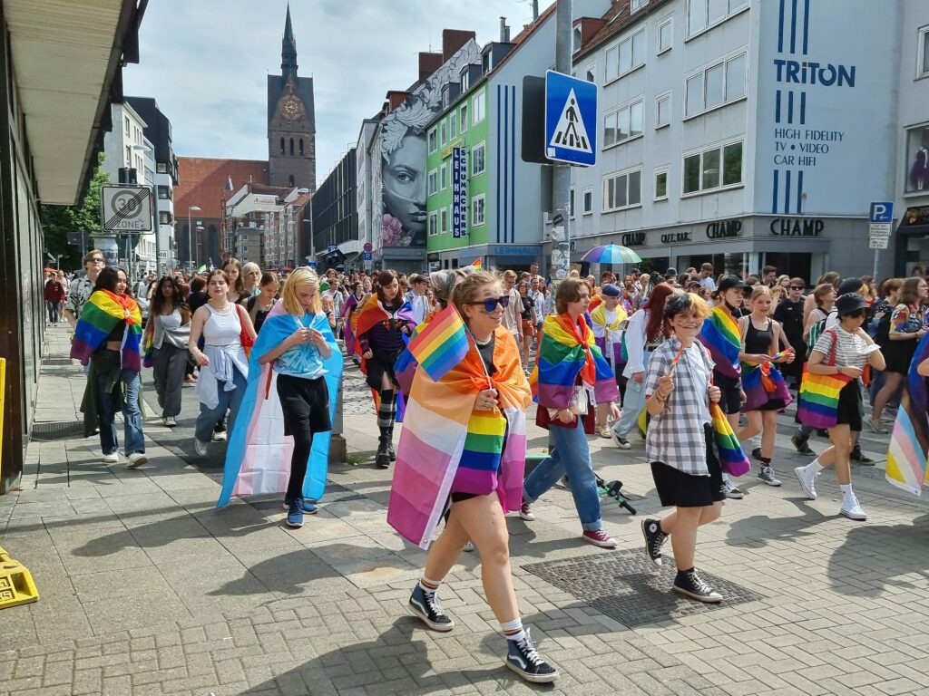 CSD Hannover - Teilnehmer der Pride-Parade