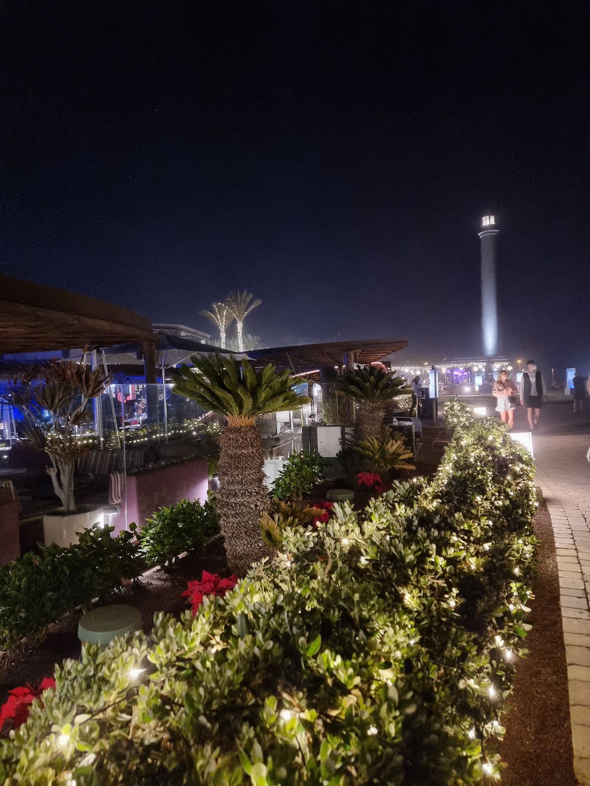 Abends kann es im Winter in Maspalomas etwas kühler werden.