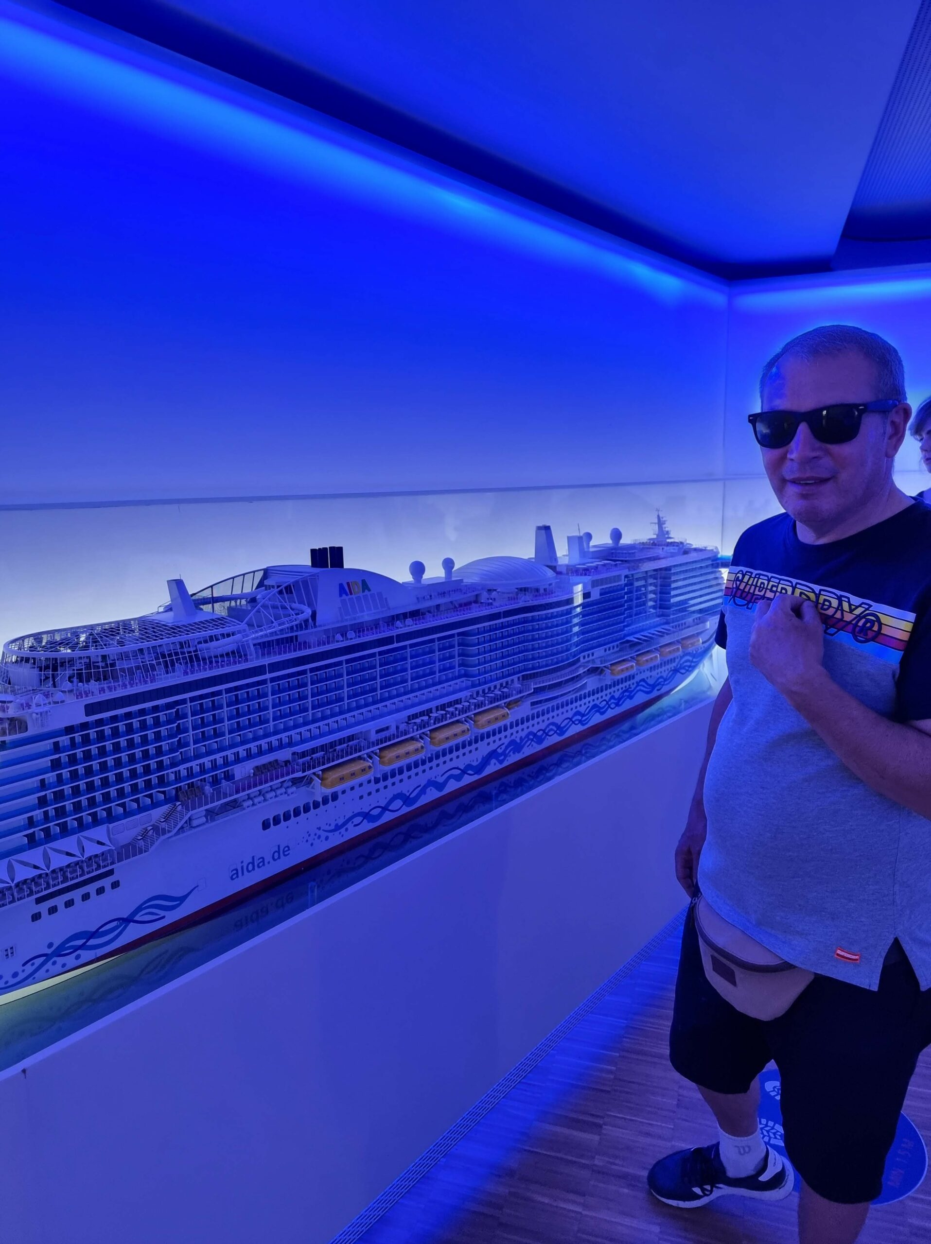Meyer Werft Ausstellung: Modell der AIDAcosma