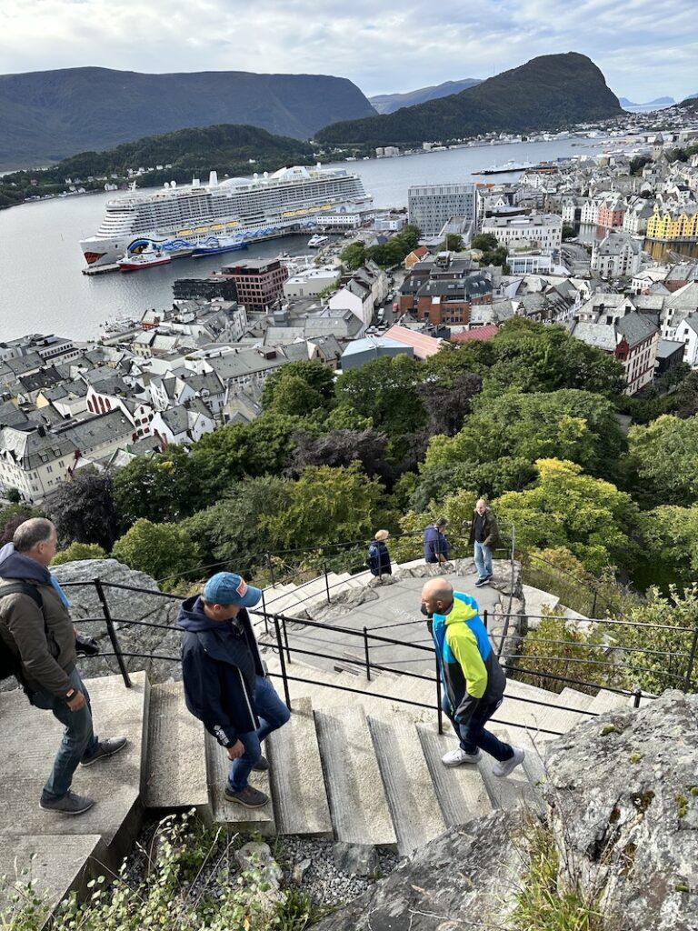 Aksla Alesund Treppe