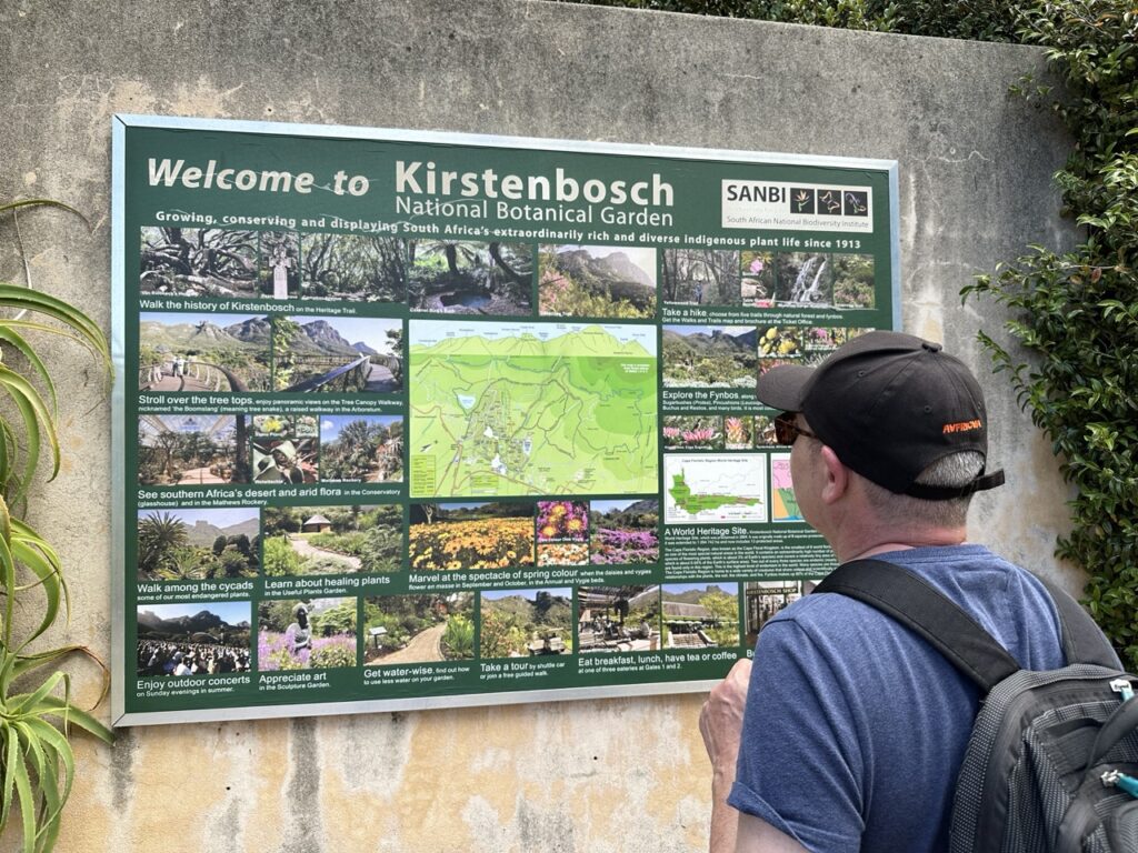 Kistenbosch Botanischer Garten Karte