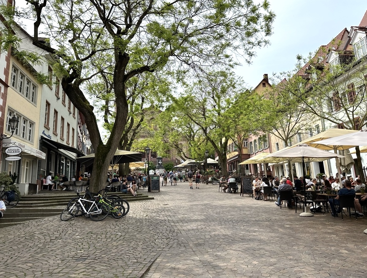 Marktplatz in Weinheim an der Bergstraße