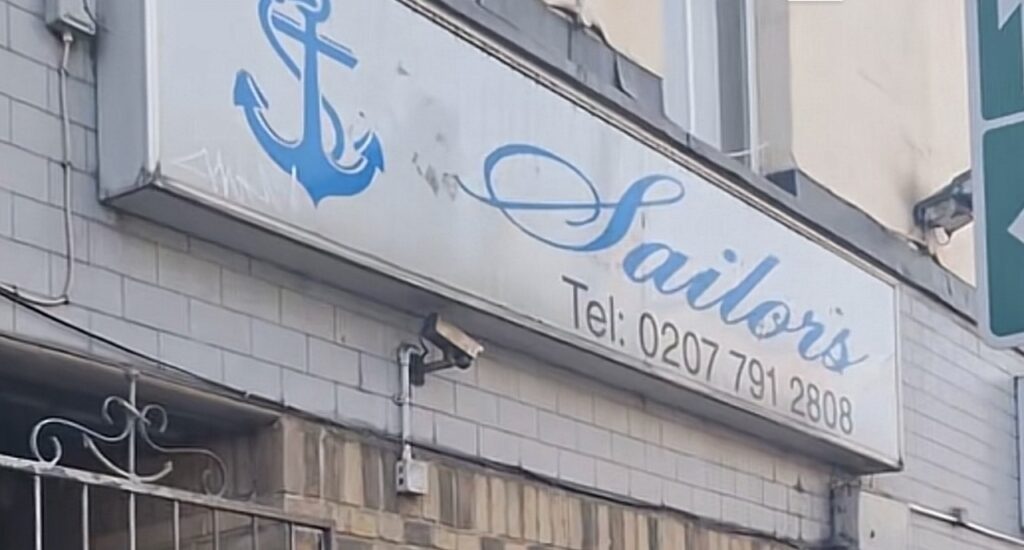 Sailors Gaysauna im Londoner East End