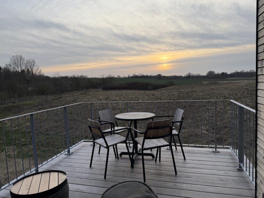 Balkon des Baumhaus-Lofts